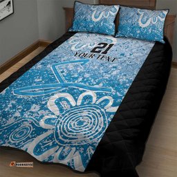 Adelaide Strikers Custom Quilt Bed Set Minimalism Aboriginal