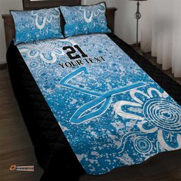 Adelaide Strikers Custom Quilt Bed Set Minimalism Aboriginal