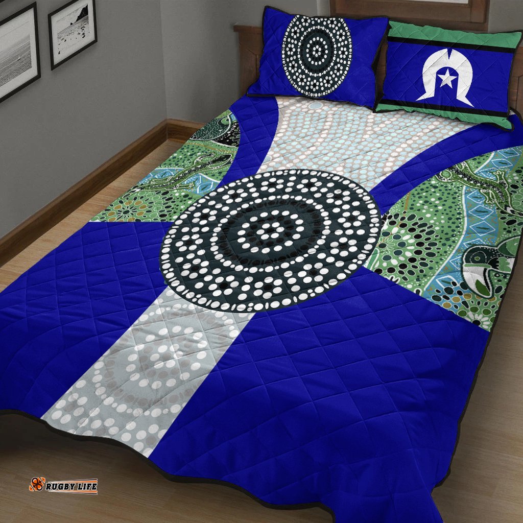 Quilt Bed Set Flag of Torres Strait Islanders