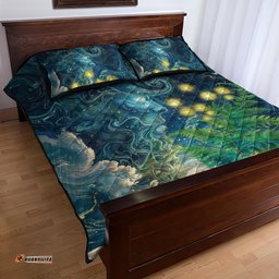 New Zealand Matariki Waipuna a rangi Quilt Bed Set He Roimata o Rangi