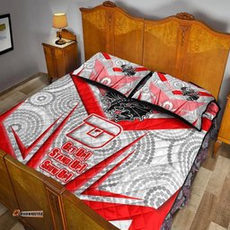 Vibe Hoodie Quilt Bed Set St. George Illawarra Dragonss Naidoc Sporty Style Quilt Bed Set