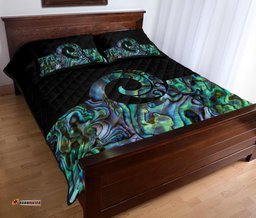 New Zealand Quilt Bed Set, Koru Paua Shell Quilt And Pillow Cover 05