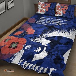 Custom ANZAC Quilt Bed Set ANZAC Day