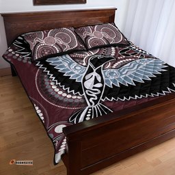 aboriginal pattern bird quilt bed set ts04