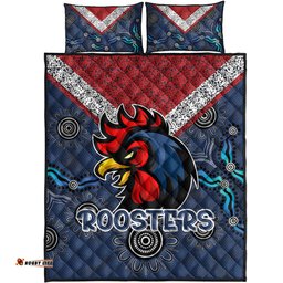 Sydney Roosters Quilt Bed Set - Super Sydney Roosters Quilt Bed Set