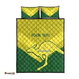 Custom Australia Field Hockey Quilt Bed Set Go Champions Hockeyroos National Color