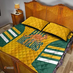 custom australia soccer quilt bed set go matildas dynamic national colors