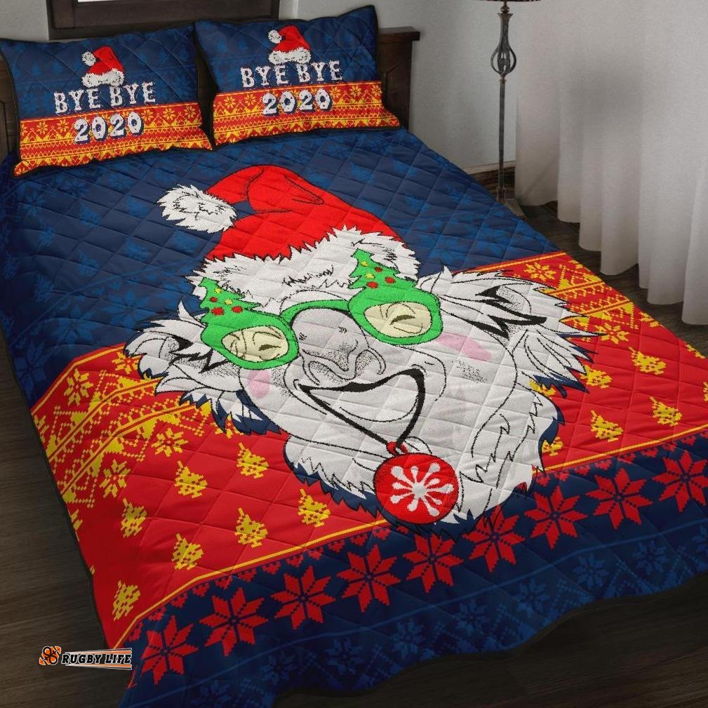 Australia Christmas Quilt Bed Set Bye Bye