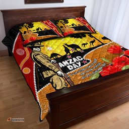 New Zealand And Australia ANZAC Day Quilt Bed Set Aboriginal Maori Starring Night Style