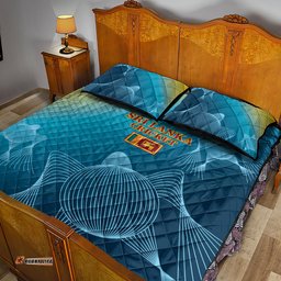 Sri Lanka Cricket Quilt Bed Set 2024 World Cup Go The Lions