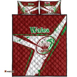 Wales Rugby Quilt Bed Set Welsh Rugby