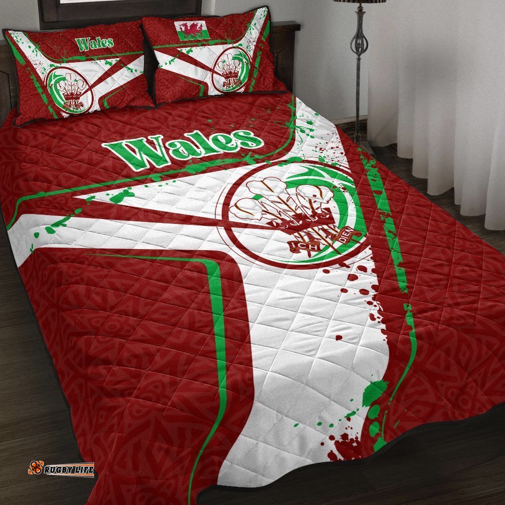 Wales Rugby Quilt Bed Set Welsh Rugby