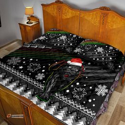 Panthers Rugby Quilt Bed Set Go The Mighty Panthers Christmas Vibe Unique
