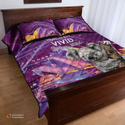 Vivid Sydney Australia Quilt Bed Set Humanity Aussie Koala Fanciful Light