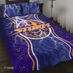 Melbourne Storm Quilt Bed Set - Indigenous Melbourne Storm Quilt Bed Set