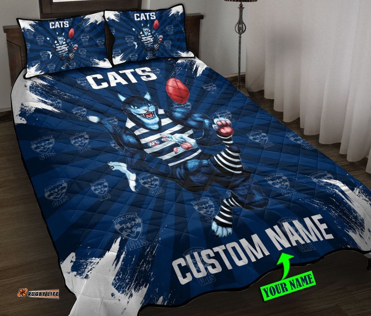 Cats Quilt Set Personalised