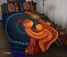Aboriginal Bed Quilt Set Aboriginal Mother And Son