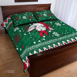 Rabbitohs Rugby Quilt Bed Set Glory Glory The South Christmas Vibe Unique