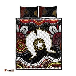 torest trait islands mix aboriginal pattern quilt bed set 01