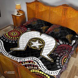 torest trait islands mix aboriginal pattern quilt bed set 01