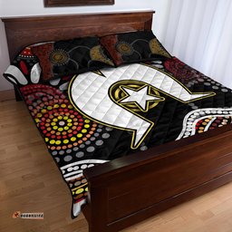 torest trait islands mix aboriginal pattern quilt bed set 01