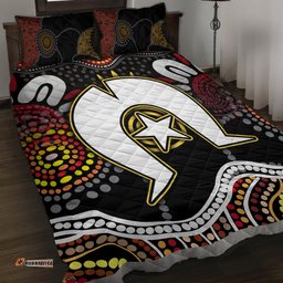 torest trait islands mix aboriginal pattern quilt bed set 01
