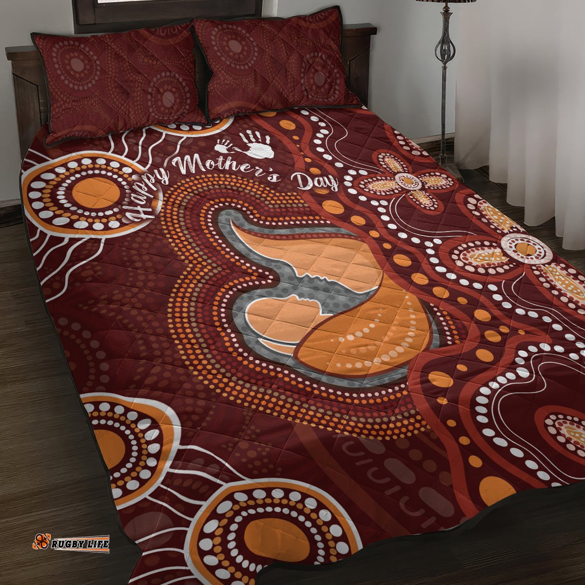 australia mothers day indigenous quilt bed set aboriginal art