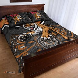 Custom Personalised Wests Tigers ANZAC Quilt Bed Set Indigenous Vibes
