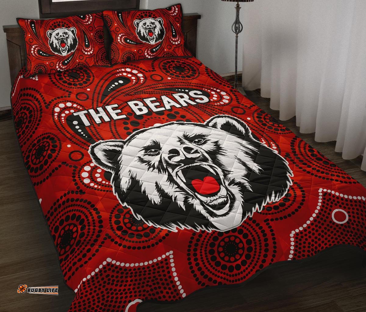 North Sydney Quilt Bed Set The Bears Indigenous 09