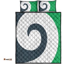 New Zealand Flag Pikopiko Quilt Bedding Sets