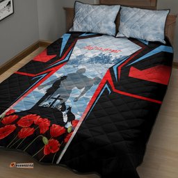 Australia ANZAC Day Quilt Bed Set Gallipoli Soldiers Simple Style