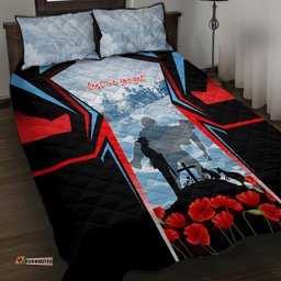 Australia ANZAC Day Quilt Bed Set Gallipoli Soldiers Simple Style