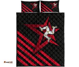 Isle of Man Celtic Quilt Bed Set Isle of Man Star