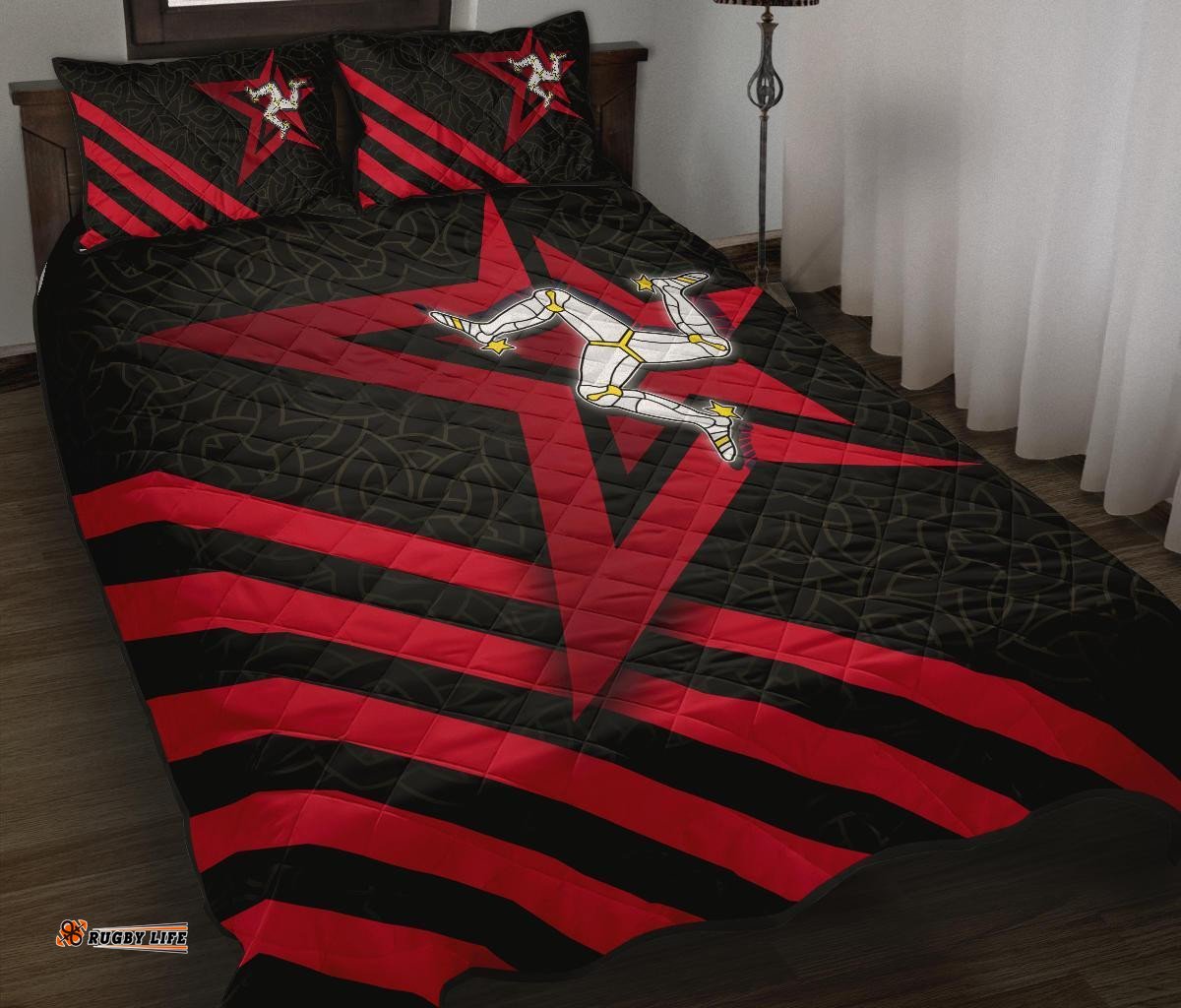 Isle of Man Celtic Quilt Bed Set Isle of Man Star