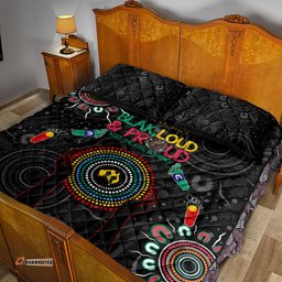 Blak Loud and Proud NAIDOC 2024 Quilt Bed Set Indigenous Aboriginal