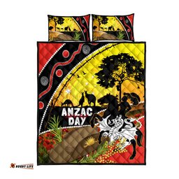 Dragons Rugby ANZAC Day Quilt Bed Set Saints Rosemary Starry Night