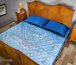 New Zealand Auckland Quilt Bed Set Blue Rugby