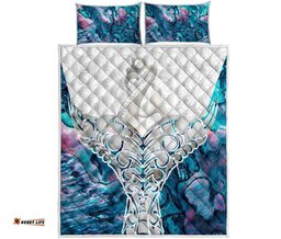 Whale Tail Manaia New Zealand Quilt Bed Set
