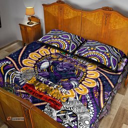 naidoc week 2024 storm quilt bed set mascot rugby dt02