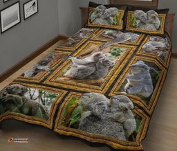 quilt cover set koala quilt bed set 3d frame