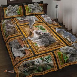 quilt cover set koala quilt bed set 3d frame