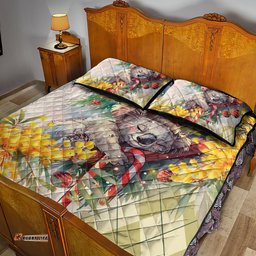Have A Koala ty Christmas in July Quilt Bed Set
