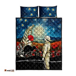 Kei Wareware Tatou New Zealand ANZAC Day Quilt Bed Set Starry Night Inspo Style