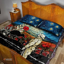 Kei Wareware Tatou New Zealand ANZAC Day Quilt Bed Set Starry Night Inspo Style