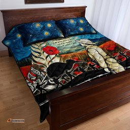 Kei Wareware Tatou New Zealand ANZAC Day Quilt Bed Set Starry Night Inspo Style