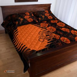Scorchers Cricket Never Forget Custom Quilt Bed Set ANZAC Day with Poppy Aboriginal