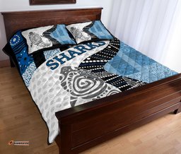 sharks quilt bed set