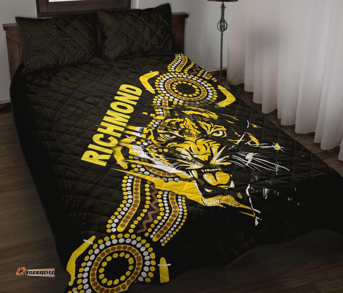 richmond quilt bed set power tigers indigenous