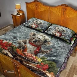 Koala Chef Christmas in July Quilt Bed Set