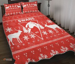 Sydney Swans Quilt Bed Set Christmas Ugly Style